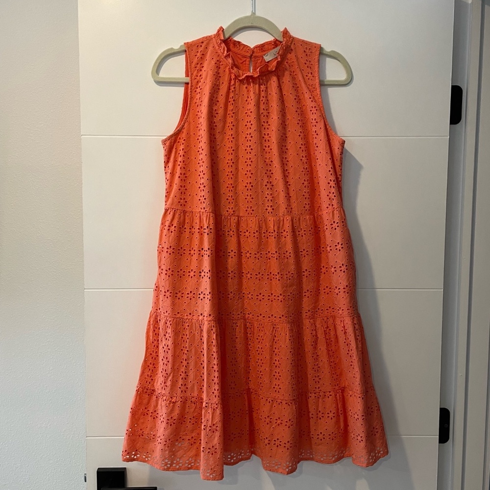 Ann Taylor Loft Eyelet Dress size S